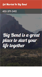 Mobile Screenshot of getmarriedinbigbend.com
